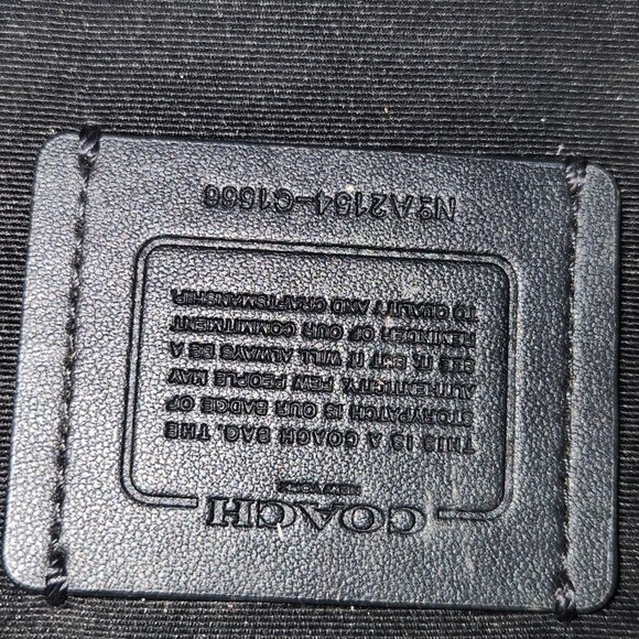 Euc Coach Marlie Black Leather Shoulder Bag Tote Purse - Picture 15 of 15